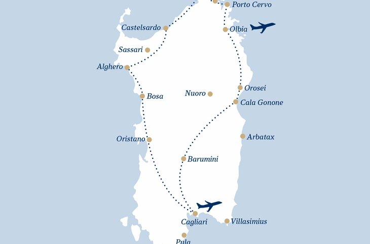Mietwagenrundreise "Sardinien kompakt"