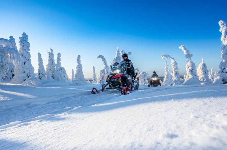 Winterzauber in Finnisch Lappland