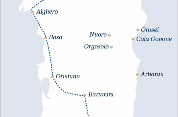 Mietwagenrundreise "Kontraste Sardiniens"