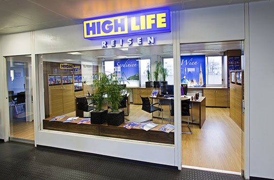 Dieses Bild zeigt den Bürostandort der Highlife Reisen GmbH in St. Gallen Altenrhein.