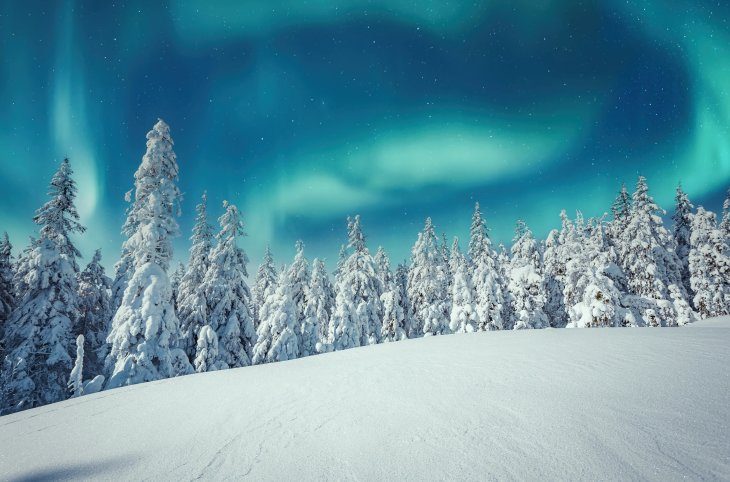 Winterzauber in Finnisch Lappland