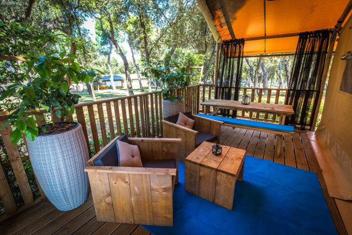 Drei-Raum Glamping Zelt