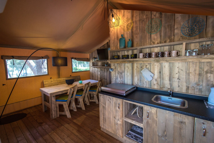 Drei-Raum Glamping Zelt