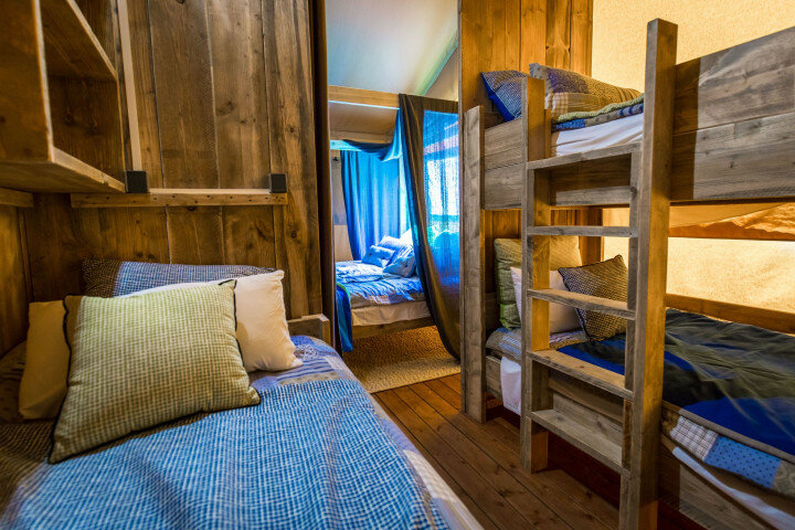 Drei-Raum Glamping Zelt