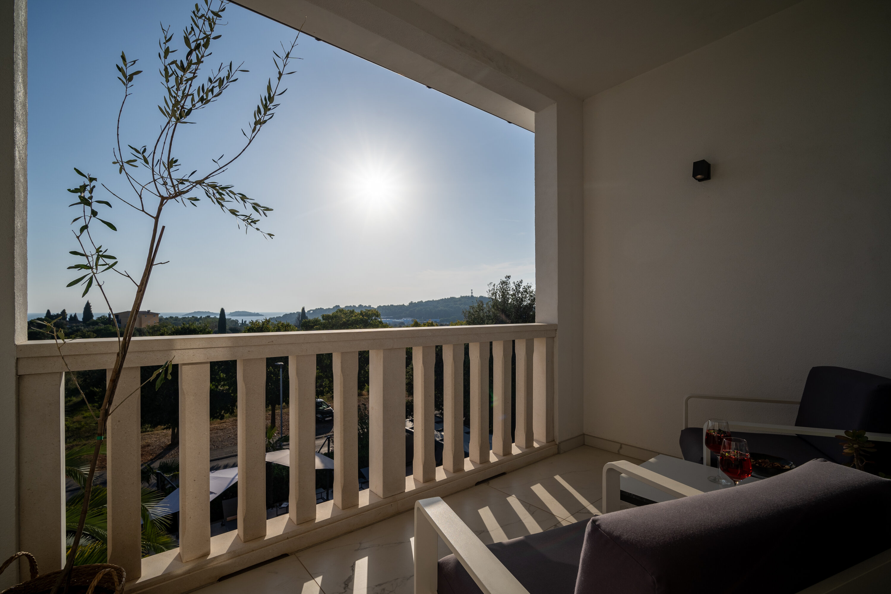 Deluxe Doppelzimmer mit Balkon und Meerblick