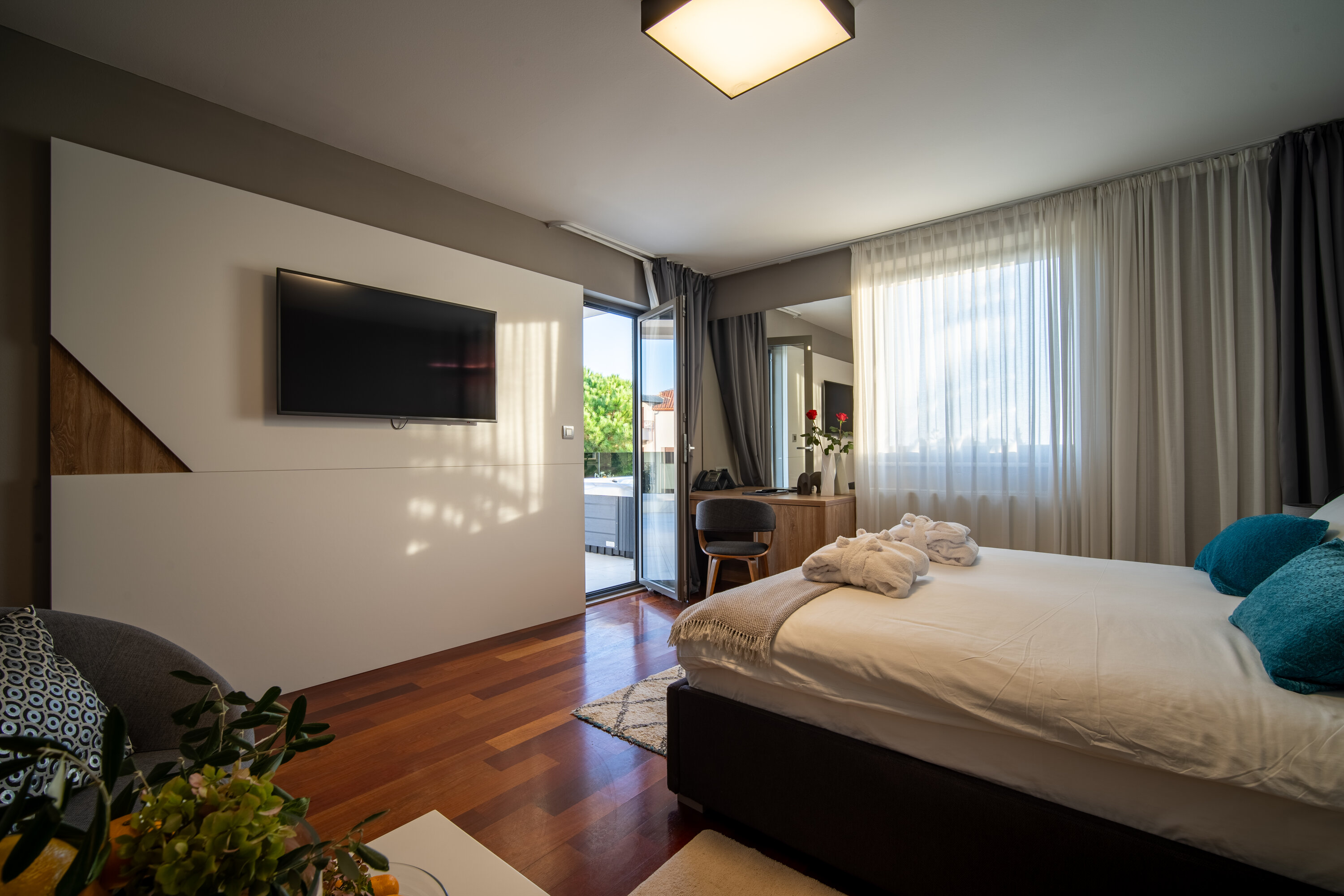 Luxussuite mit Whirlpool