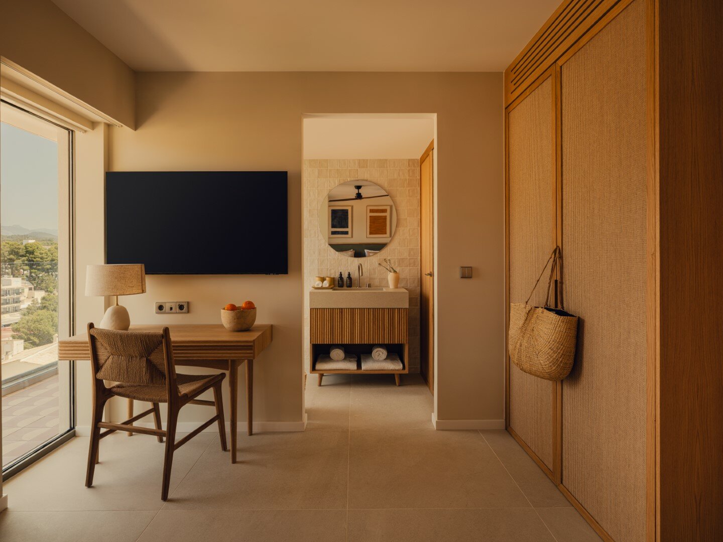 Doppelzimmer Bergseite mit Terrasse