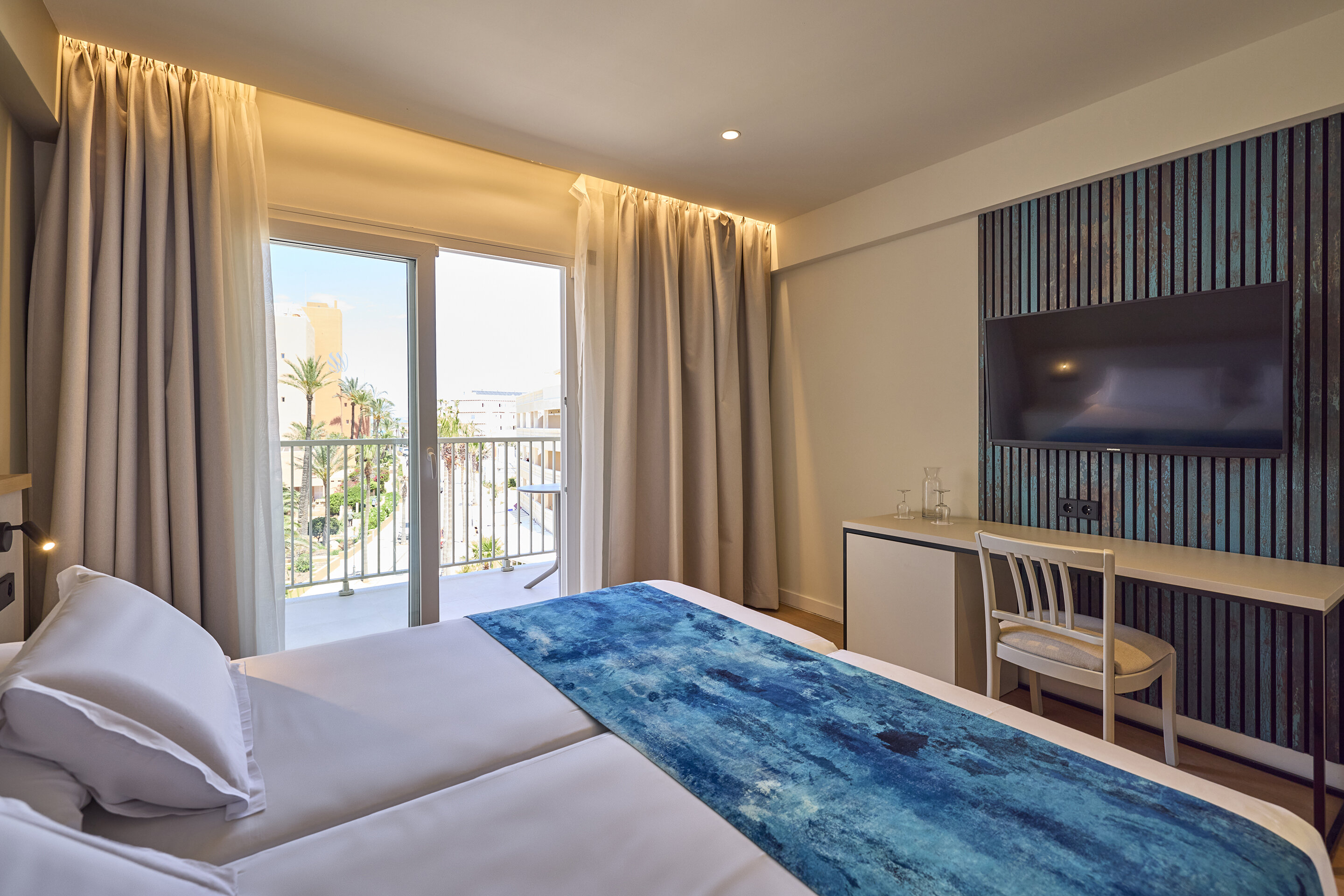 Doppelzimmer Gartenseite/seil. Meersicht