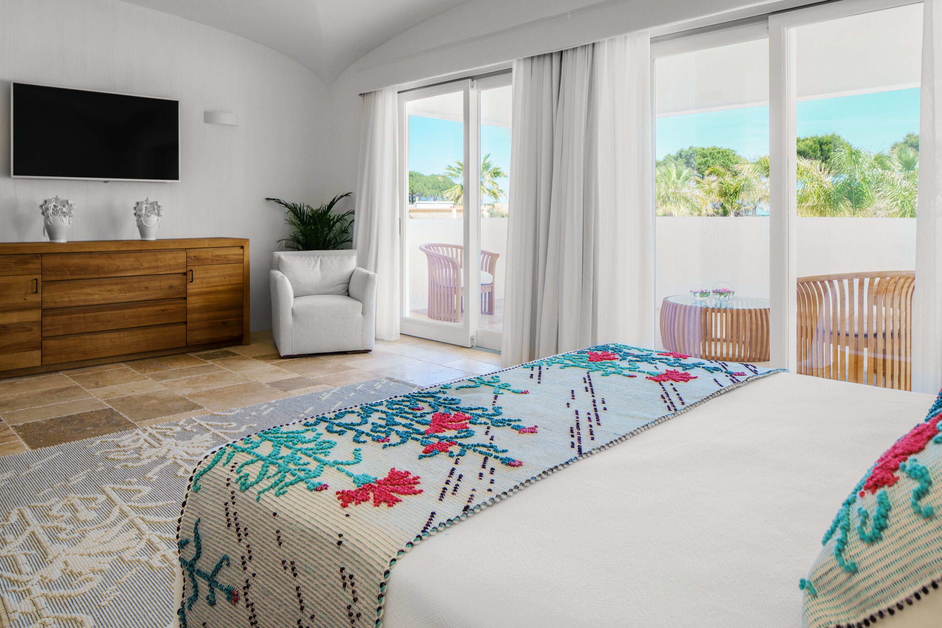 Queen Suite mit Poolblick